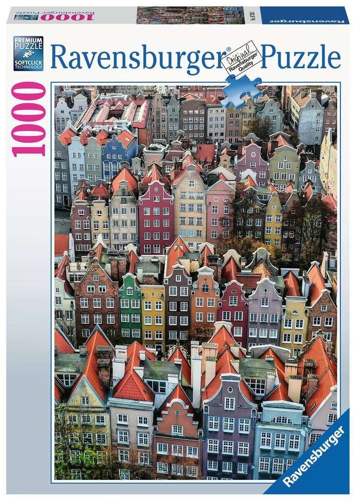 Ravensburger - 2D-Puzzle 1000 Teile: Polnische Stadt